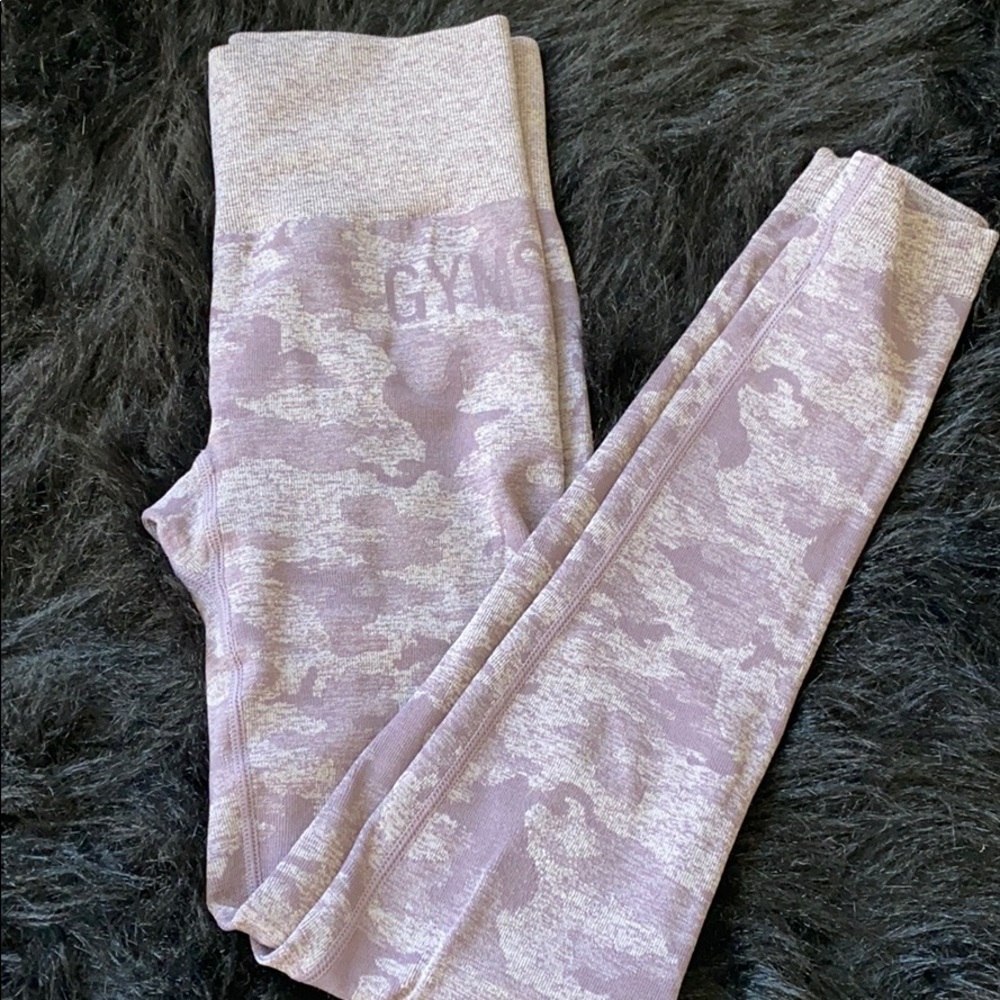 Purple camo seamless Gymshark